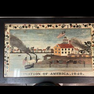 Situation of America, 1848 Vintage